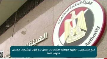 فتح التسجيل.. الهيئة الوطنية للانتخابات تعلن بدء قبول ترشيحات مجلس النواب 2025